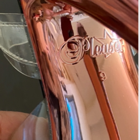 Pleaser Stilettos | Rose Gold + Clear - Picture 10 of 15